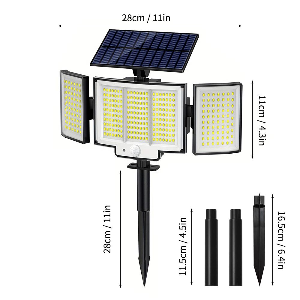 348 LED Outdoor Solar Lights 3 Working Modes Super Bright Motion Sensor Outdoor IP65 Waterproof Flood Wall Security Lights Yard
348 LED Outdoor Solar Lights 3 Working Modes Super Bright Motion Sensor Outdoor IP65 Waterproof Flood Wall Security Lights Yard