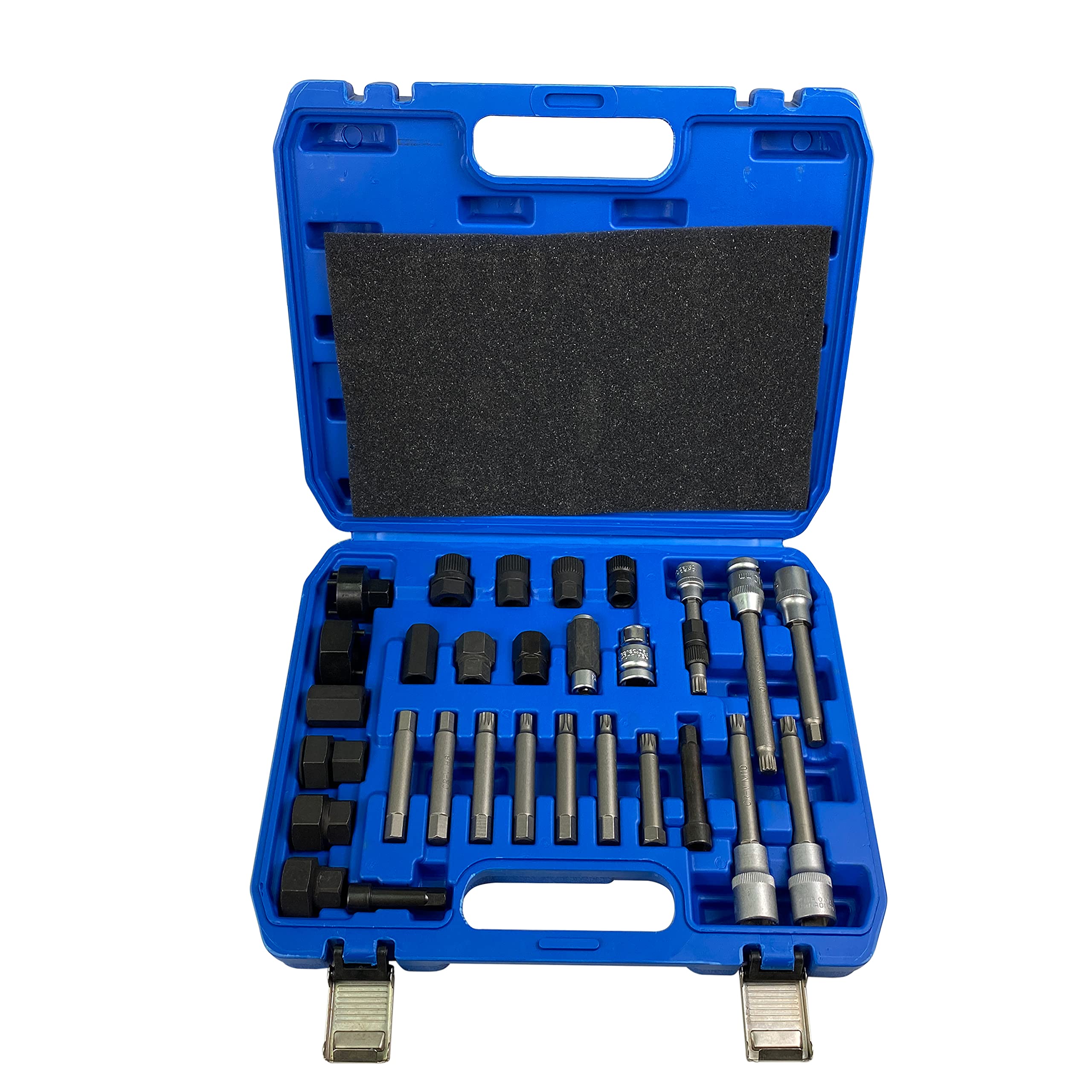 Alternator Pulley Removal 30 Pieces Alternator Pulley Remover Kit Disassembly Kit Pulley Removal Socket Bit Set HFS(R) Tool-Kit чорний
Alternator Pulley Removal 30 Pieces Alternator Pulley Remover Kit Disassembly Kit Pulley Removal Socket Bit Set HFS(R) Tool-Kit чорний