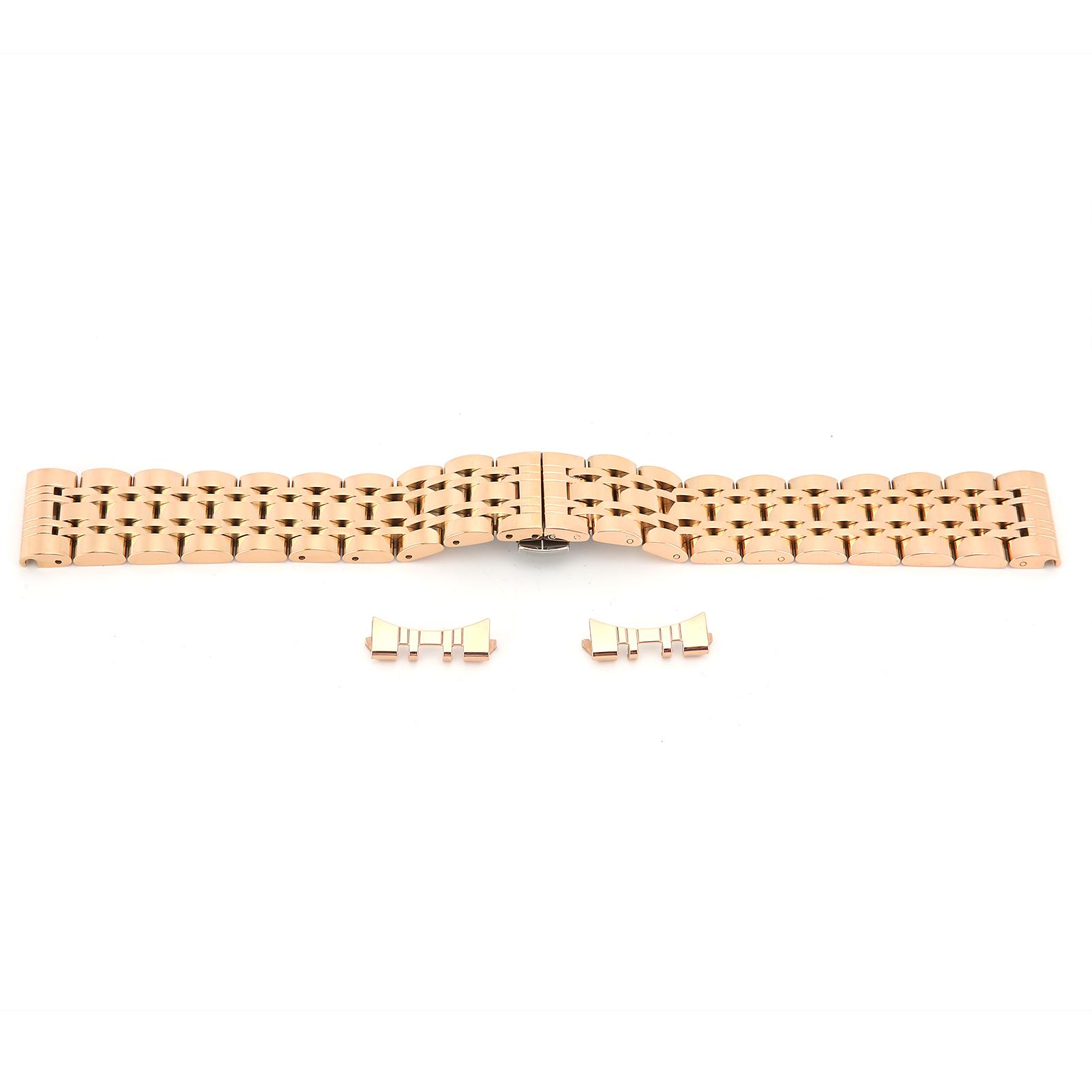 Watch Bracelet Stainless Steel Watch Strap Replacement Adjustable Length Watch Band Rose Gold 20mm 20
Watch Bracelet Stainless Steel Watch Strap Replacement Adjustable Length Watch Band Rose Gold 20mm 20