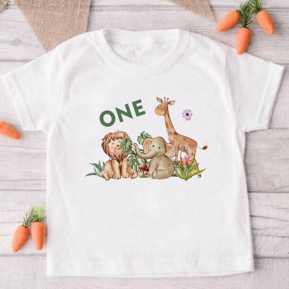 Рубашка на день рождения с принтом льва, оленя, слона, футболка на день рождения для детей 1-12 лет, наряд для вечеринки в дикой тематике, футболка, одежда, детские модные топы 4T(110cm)
Рубашка на день рождения с принтом льва, оленя, слона, футболка на день рождения для детей 1-12 лет, наряд для вечеринки в дикой тематике, футболка, одежда, детские модные топы 4T(110cm)