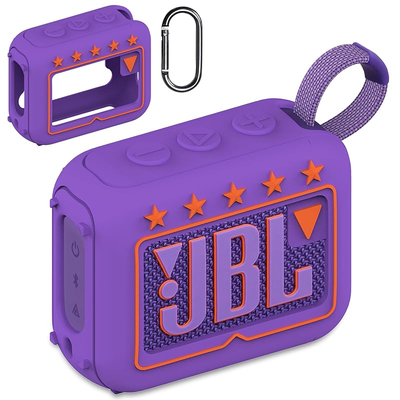 BCWXION silica gel protective cover for JBL GO4 Bluetooth speaker, shoulder rope fall prevention Shockproof dustproof Scratch prevention fingerprint
BCWXION silica gel protective cover for JBL GO4 Bluetooth speaker, shoulder rope fall prevention Shockproof dustproof Scratch prevention fingerprint