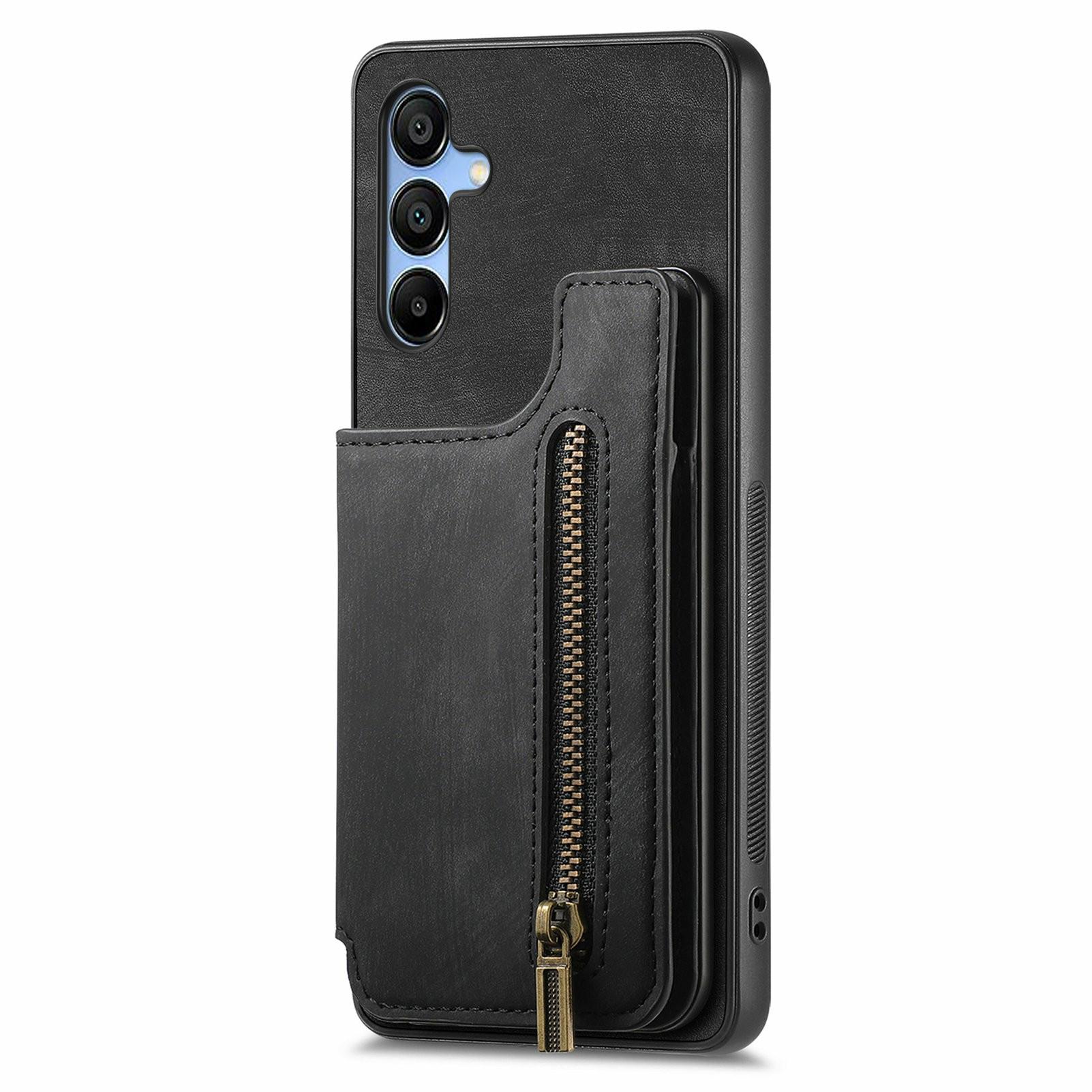 For Samsung Galaxy A16 4G/5G Case RFID Blocking Card Holder Retro Leather + TPU Zipper Phone Cover A
For Samsung Galaxy A16 4G/5G Case RFID Blocking Card Holder Retro Leather + TPU Zipper Phone Cover A