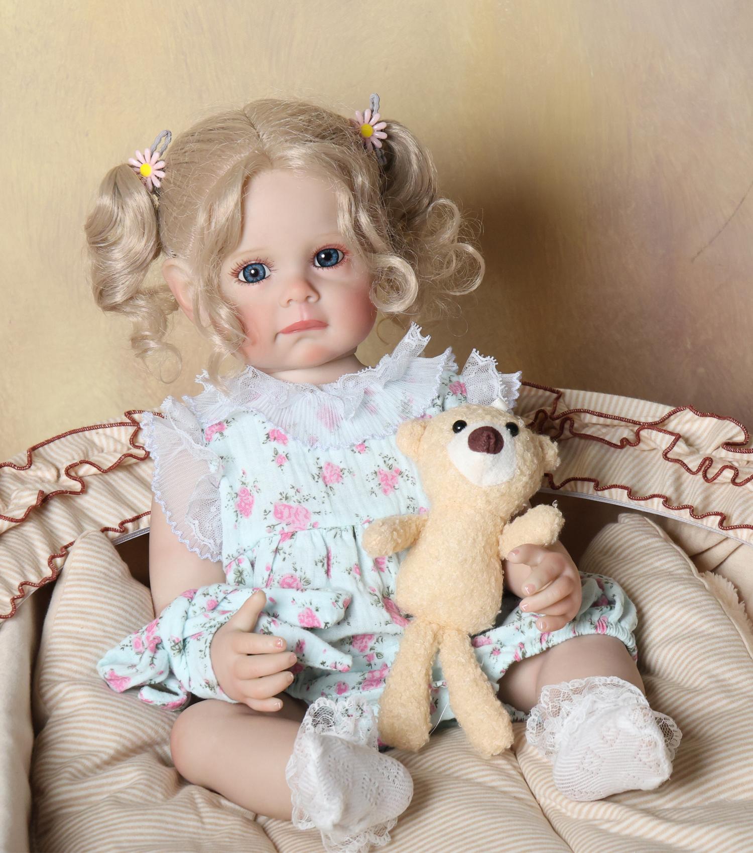 KEIUMI 22 Inch Reborn Baby Doll Full Silicone Vinyl Realistic Skin Visible Veins Newborn Boy Toy Children Birthday Gift 22 inch
KEIUMI 22 Inch Reborn Baby Doll Full Silicone Vinyl Realistic Skin Visible Veins Newborn Boy Toy Children Birthday Gift 22 inch