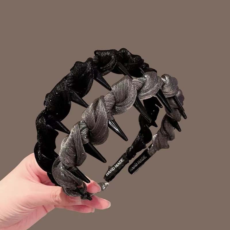 Fashion Black Lace Mesh Headband For Women Girls Elegant U Shape Hair Teeth Non-slip Hair Hoop Headbands Hair Accessories
Fashion Black Lace Mesh Headband For Women Girls Elegant U Shape Hair Teeth Non-slip Hair Hoop Headbands Hair Accessories