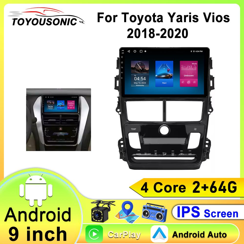 Автомобильное радио TOYOUSONIC для Toyota Yaris Vios 2018-2020, универсальный мультимедийный проигрыватель, 8 ядер, Carplay, Android Auto, 4G, стерео, 2 Din, Android, головное устройство
Автомобильное радио TOYOUSONIC для Toyota Yaris Vios 2018-2020, универсальный мультимедийный проигрыватель, 8 ядер, Carplay, Android Auto, 4G, стерео, 2 Din, Android, головное устройство