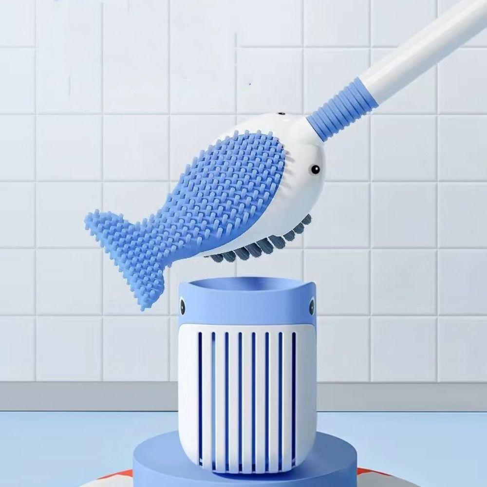 Silicone Toilet Scrubber Non-Slip Toilet Cleaner with Holder Toilet Brush Set Bathtubs жовтий
Silicone Toilet Scrubber Non-Slip Toilet Cleaner with Holder Toilet Brush Set Bathtubs жовтий