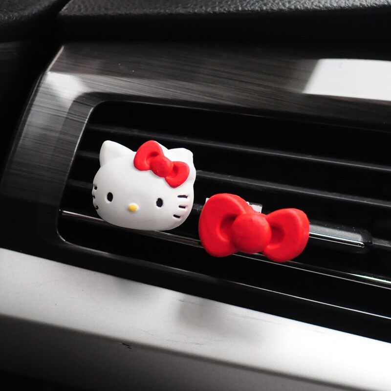 Car Air Freshener Cute Kitty Cat Aroma Diffuser Stone Perfume Car Vent Decoration Creative Car Interior Accessory Red Kt+ Bow(Free Essential Oil 10ml)
Car Air Freshener Cute Kitty Cat Aroma Diffuser Stone Perfume Car Vent Decoration Creative Car Interior Accessory Red Kt+ Bow(Free Essential Oil 10ml)