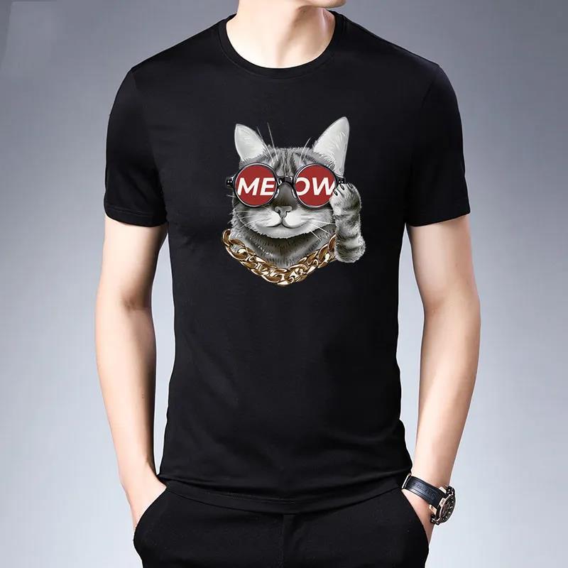 Футболки с короткими рукавами, летние повседневные рубашки с круглым вырезом, Harajuku, Гонконг, модные футболки с принтом гангстерских котов, бестселлер, ткань для молодежи M
Футболки с короткими рукавами, летние повседневные рубашки с круглым вырезом, Harajuku, Гонконг, модные футболки с принтом гангстерских котов, бестселлер, ткань для молодежи M