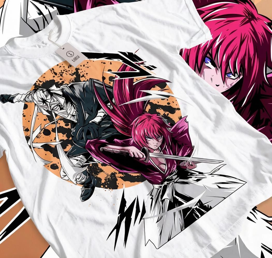 Rurouni Kenshin Tshirt Samurai X Himura Anime Unisexga Tshirt Unisex and Women Summer Cotton Comfortable Fashion Top L
Rurouni Kenshin Tshirt Samurai X Himura Anime Unisexga Tshirt Unisex and Women Summer Cotton Comfortable Fashion Top L