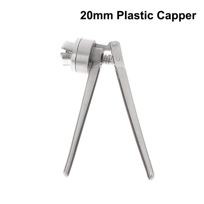 1 Pcs Stainless Steel Manual Crimper Vial Bottle Cap Sealer For 20mm Aluminum/Plastic Capper Handheld Bottle Sealing Machine
1 Pcs Stainless Steel Manual Crimper Vial Bottle Cap Sealer For 20mm Aluminum/Plastic Capper Handheld Bottle Sealing Machine