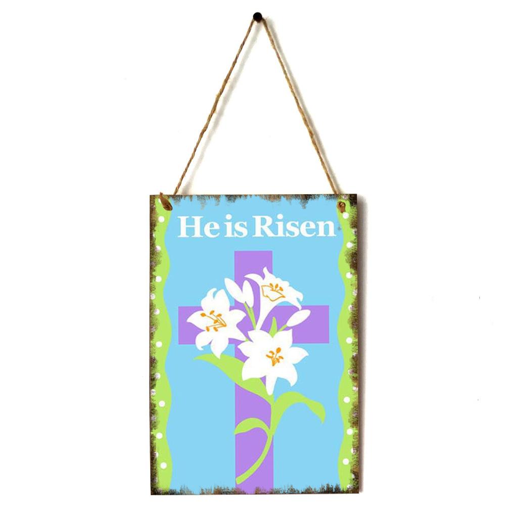 Wooden Happy Easter Chick/Rabbit/Crucifix Pattern Plaque for Door Hanging Decoration Craft JM01140
Wooden Happy Easter Chick/Rabbit/Crucifix Pattern Plaque for Door Hanging Decoration Craft JM01140