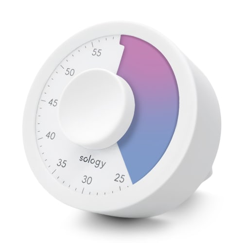 sology MIRAI TIMER, a round visual timer that shows remaining time. Perfect for studying, cooking, meetings, task management, fitness, and workouts. C
sology MIRAI TIMER, a round visual timer that shows remaining time. Perfect for studying, cooking, meetings, task management, fitness, and workouts. C