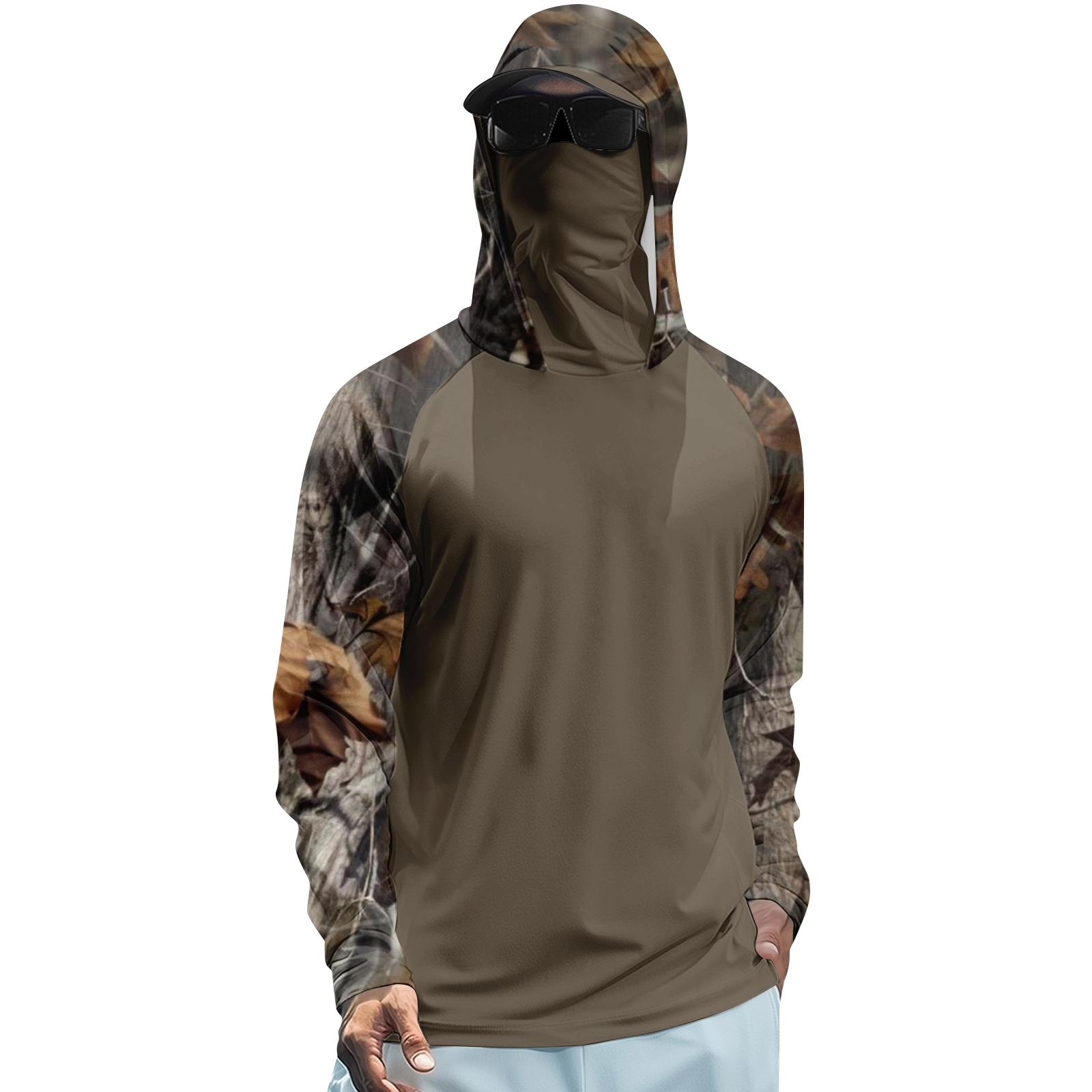 Men s Summer Branch Print Quick-Dry Long Sleeve T-Shirt Hooded Sun Protection Top Suitable for Fishing Fitness Outdoor Sports Activities S
Men s Summer Branch Print Quick-Dry Long Sleeve T-Shirt Hooded Sun Protection Top Suitable for Fishing Fitness Outdoor Sports Activities S