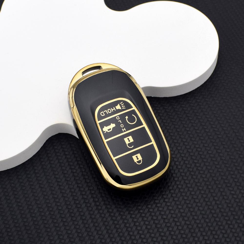 4/5-Button TPU Smart Key Fob Cover for Honda CR-V HR-V Civic Accord Fit Pilot Passport – Durable Protective Case Key Chain Rings
4/5-Button TPU Smart Key Fob Cover for Honda CR-V HR-V Civic Accord Fit Pilot Passport – Durable Protective Case Key Chain Rings