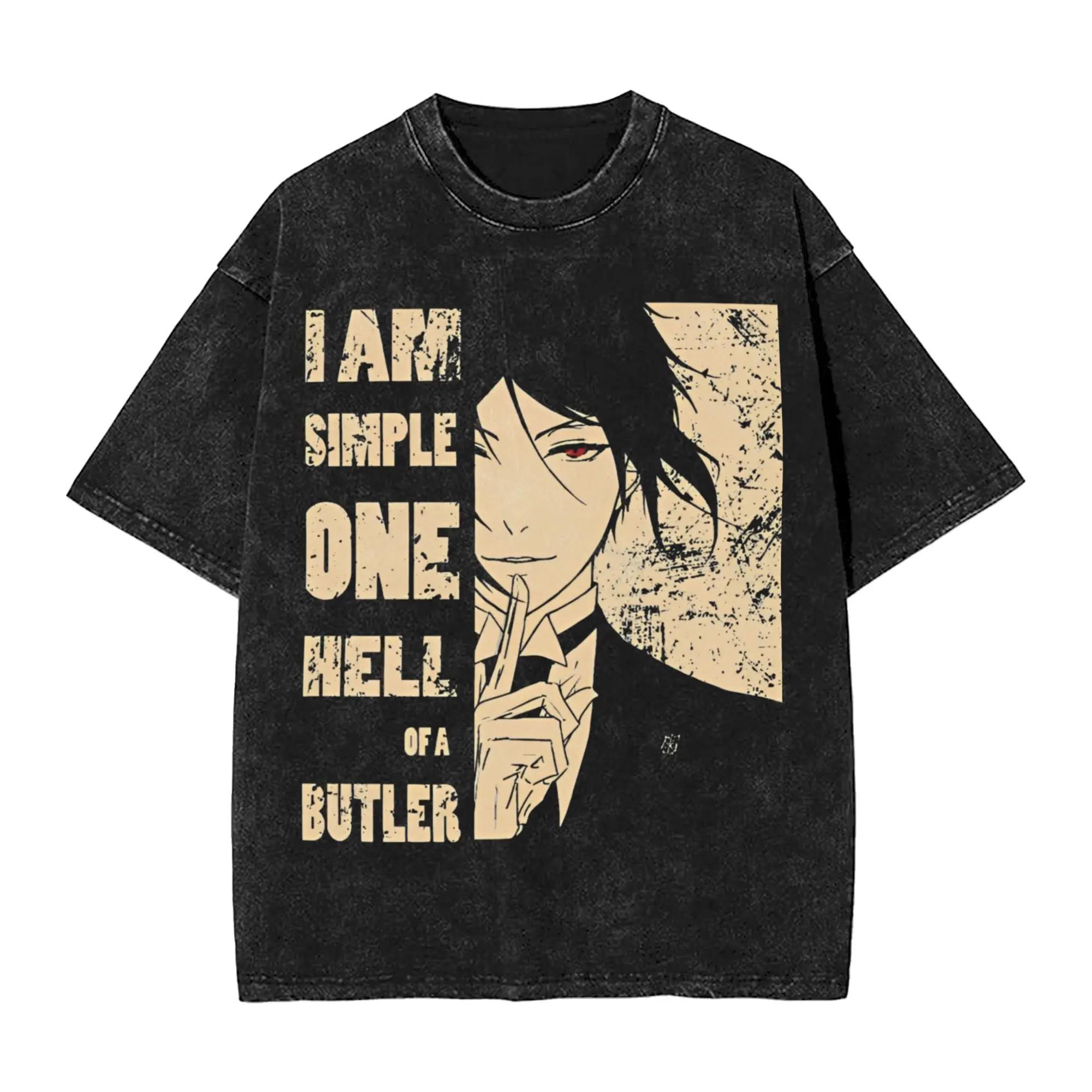 Anime Black Butler Graphic T-shirt for Men Women Clothing Summer Cotton Soft Short Sleeve Tees Vintage Washed Oversized T Shirt S
Anime Black Butler Graphic T-shirt for Men Women Clothing Summer Cotton Soft Short Sleeve Tees Vintage Washed Oversized T Shirt S