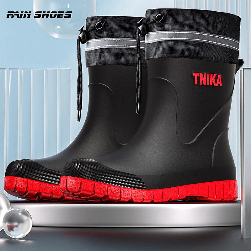 Мужские модные резиновые сапоги до середины икры, нескользящие рыболовные сапоги для мужчин, водонепроницаемые уличные резиновые сапоги средней длины для езды на велосипеде 41
Мужские модные резиновые сапоги до середины икры, нескользящие рыболовные сапоги для мужчин, водонепроницаемые уличные резиновые сапоги средней длины для езды на велосипеде 41