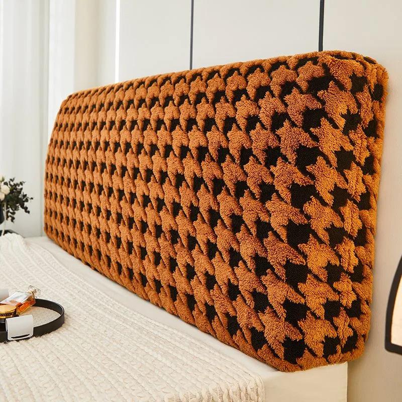 Premium Headboard Cover with Thousand Bird Grid Plush Dustproof Bedhead Protective Cover Skin Friendly Versatile and Universal W120xH60cm
Premium Headboard Cover with Thousand Bird Grid Plush Dustproof Bedhead Protective Cover Skin Friendly Versatile and Universal W120xH60cm