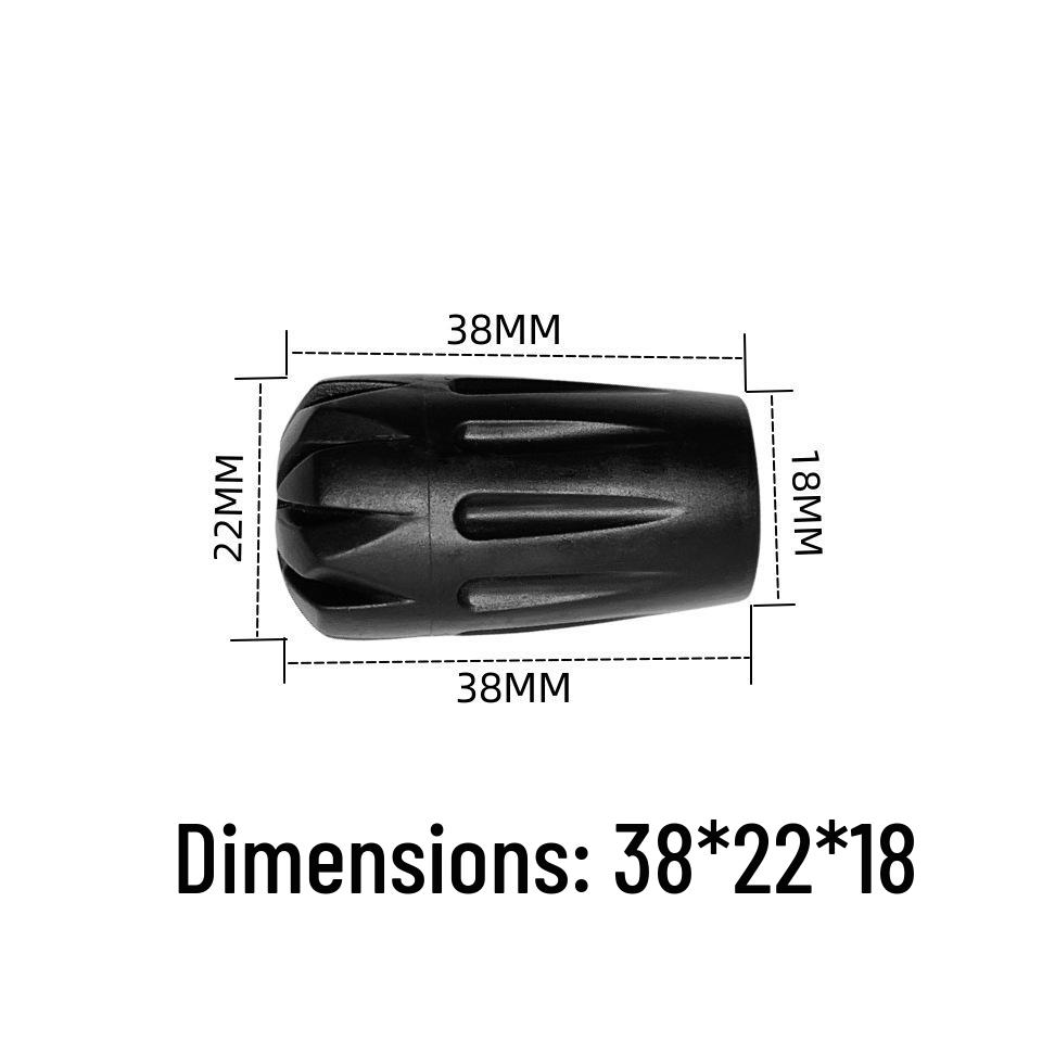 PVC Anti-Slip Trekking Pole Tip Cover for Outdoor Hiking чорний
PVC Anti-Slip Trekking Pole Tip Cover for Outdoor Hiking чорний