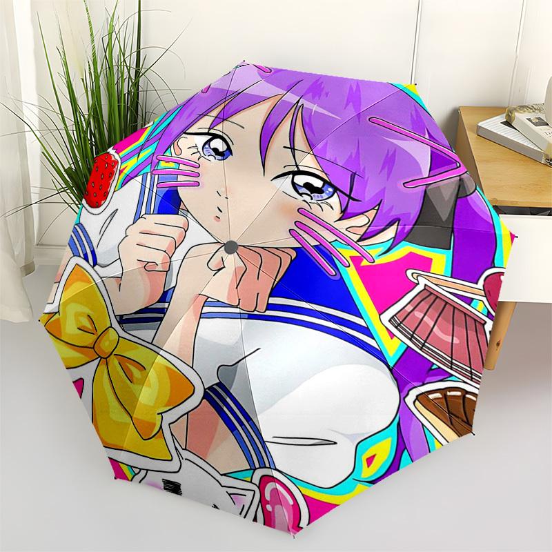 1pc Rainbow Cat Girl Outdoor Umbrella - Automatic Opening/Closing, Portable 3-Fold Design, Iron Frame, Festival Gift for Fans, Travelers, Daily U
1pc Rainbow Cat Girl Outdoor Umbrella - Automatic Opening/Closing, Portable 3-Fold Design, Iron Frame, Festival Gift for Fans, Travelers, Daily U