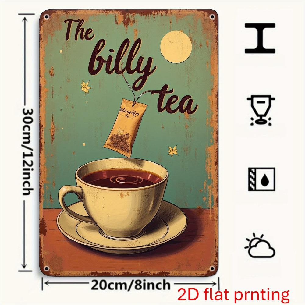 2D Flat - A 2D Printed Retro Tea Cup And Tea Bag Metal Sign - Iron Art for Home, Bar, Café, Garage, And Outdoor Decoration 20x30cm(7.8x11.8inch)
2D Flat - A 2D Printed Retro Tea Cup And Tea Bag Metal Sign - Iron Art for Home, Bar, Café, Garage, And Outdoor Decoration 20x30cm(7.8x11.8inch)