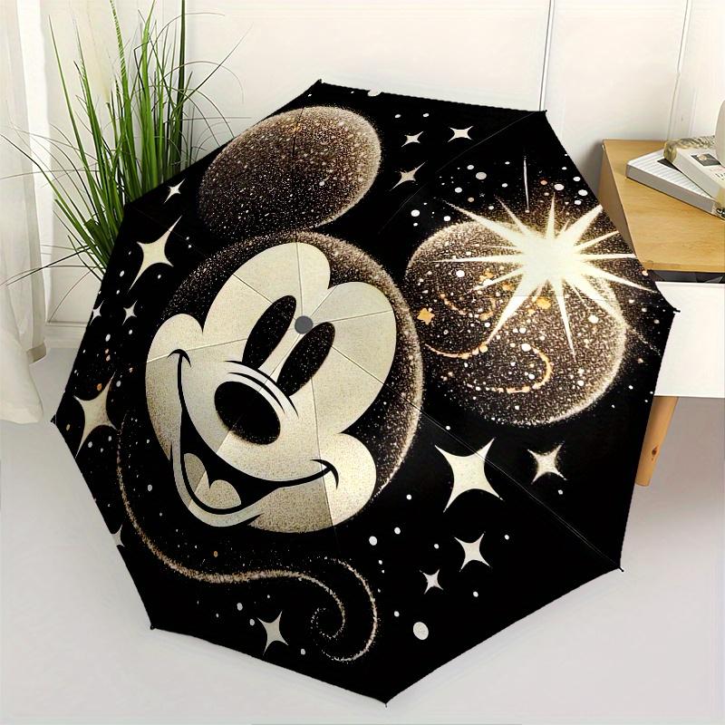 Mickey Mouse Sparkle Themed Automatic Opening and Closing Folding Umbrella, Reinforced 8 Ribs, Compact Travel Design, Fashionable Folding Um
Mickey Mouse Sparkle Themed Automatic Opening and Closing Folding Umbrella, Reinforced 8 Ribs, Compact Travel Design, Fashionable Folding Um