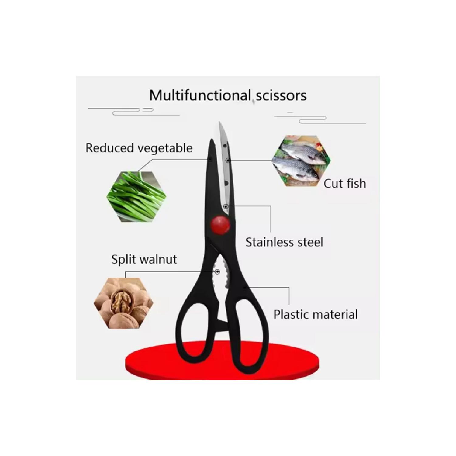 Multi Functional Scissors Perfect Kitchen Scissors Tailor Zigzag Scissors
Multi Functional Scissors Perfect Kitchen Scissors Tailor Zigzag Scissors