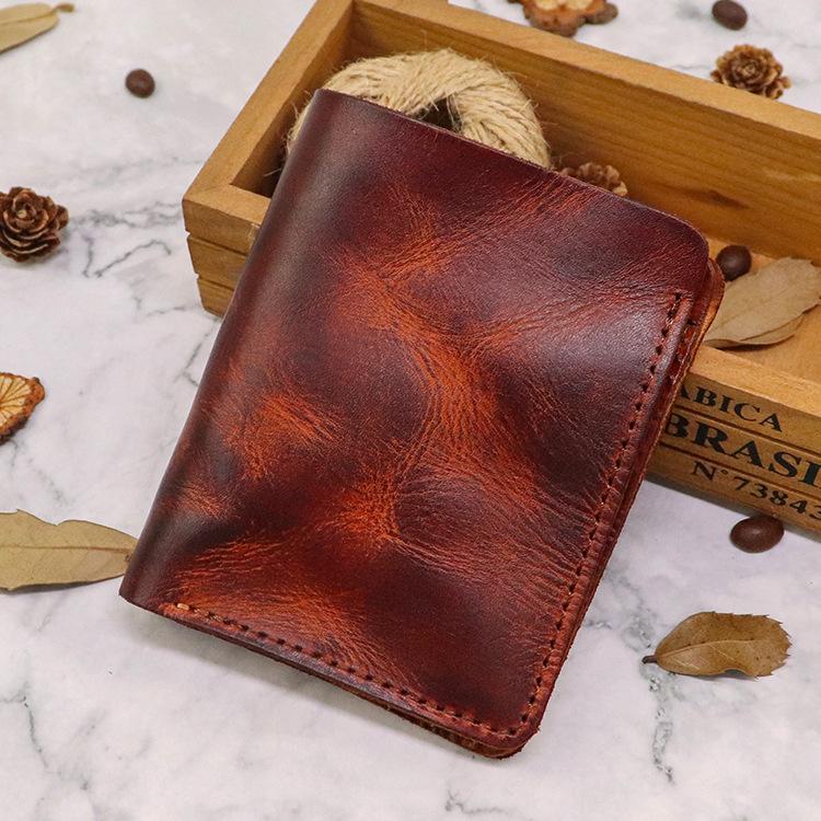 Head Layer Cowhide Wallet for Men, Vertical Style, Simple Wallet, Hand Wiped Color, Vintage Vegetable Tanned Leather, Large Banknote Wallet коричневий
Head Layer Cowhide Wallet for Men, Vertical Style, Simple Wallet, Hand Wiped Color, Vintage Vegetable Tanned Leather, Large Banknote Wallet коричневий