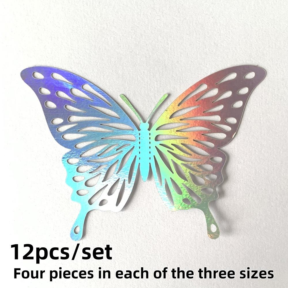 12Pcs/set 3D Hollow Butterfly Creative Wall Sticker with Glitter For DIY Wall Stickers Modern Wall Art Home Decorations DIY Gift
12Pcs/set 3D Hollow Butterfly Creative Wall Sticker with Glitter For DIY Wall Stickers Modern Wall Art Home Decorations DIY Gift
