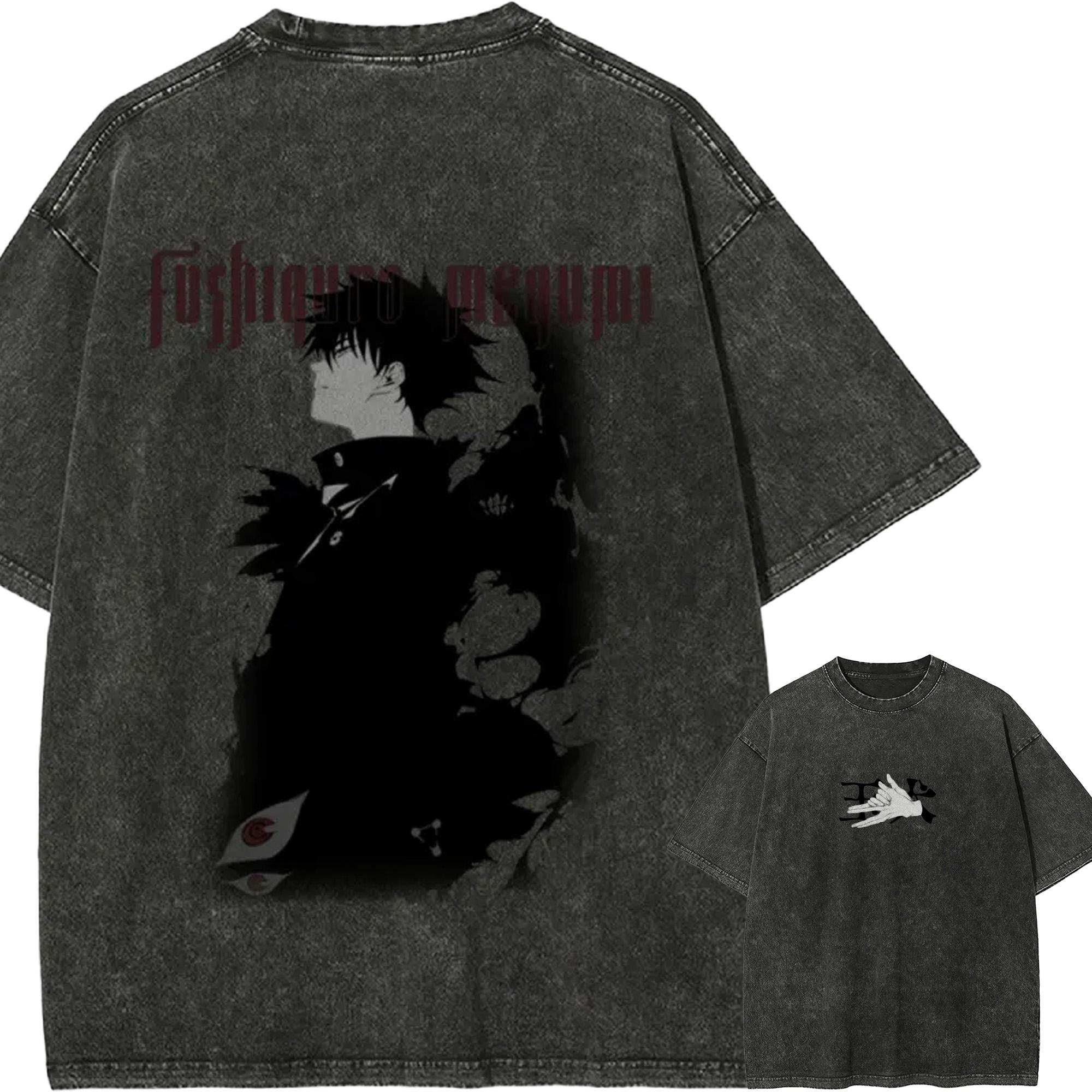 Megumi Fushiguro Tshirt Jujutsu Kaisen Shadow Technique Tee Vintage Washed Oversized Anime Streetwear Retro Harajuku Men Tops M
Megumi Fushiguro Tshirt Jujutsu Kaisen Shadow Technique Tee Vintage Washed Oversized Anime Streetwear Retro Harajuku Men Tops M