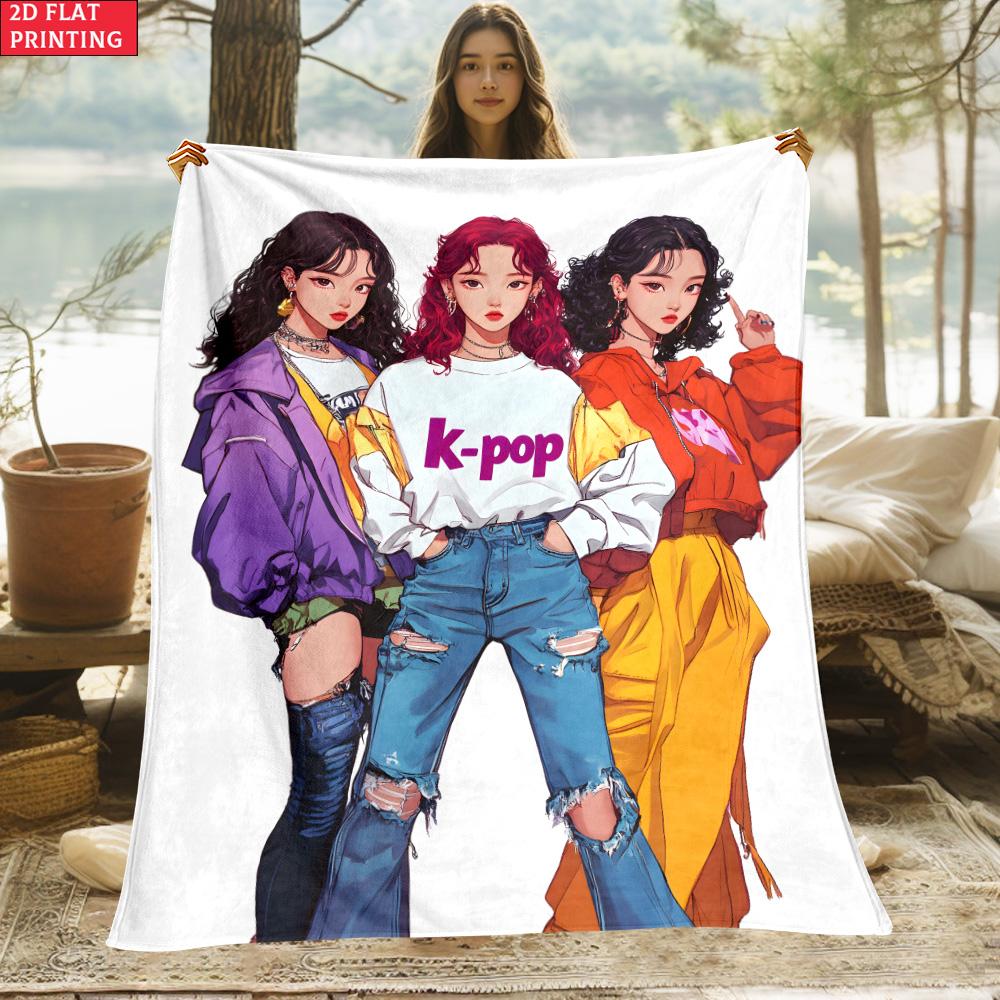 K-POP Print Blanket.Warm and Comfortable Flannel,Bedroom,Sofa,Bed,Chair,Gift,Picnics,Trip, Camp,Blankets. 80x120cm(31x47inch)
K-POP Print Blanket.Warm and Comfortable Flannel,Bedroom,Sofa,Bed,Chair,Gift,Picnics,Trip, Camp,Blankets. 80x120cm(31x47inch)