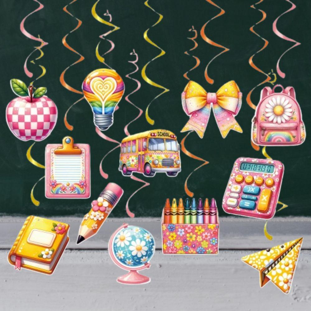 Cartoon School Season Themed Banner Paper Welcome Hanging Flag Classroom Kindergarten 12pcs
Cartoon School Season Themed Banner Paper Welcome Hanging Flag Classroom Kindergarten 12pcs