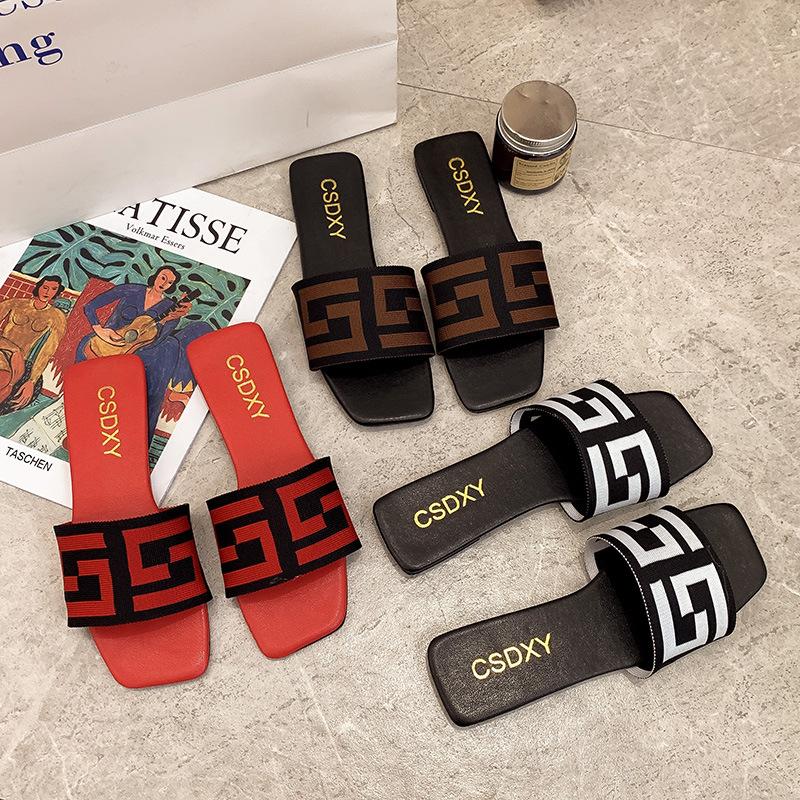 Fairy wind wear cool slippers female ins tide summer new versatile flat bottom non-slip one-word drag 35
Fairy wind wear cool slippers female ins tide summer new versatile flat bottom non-slip one-word drag 35