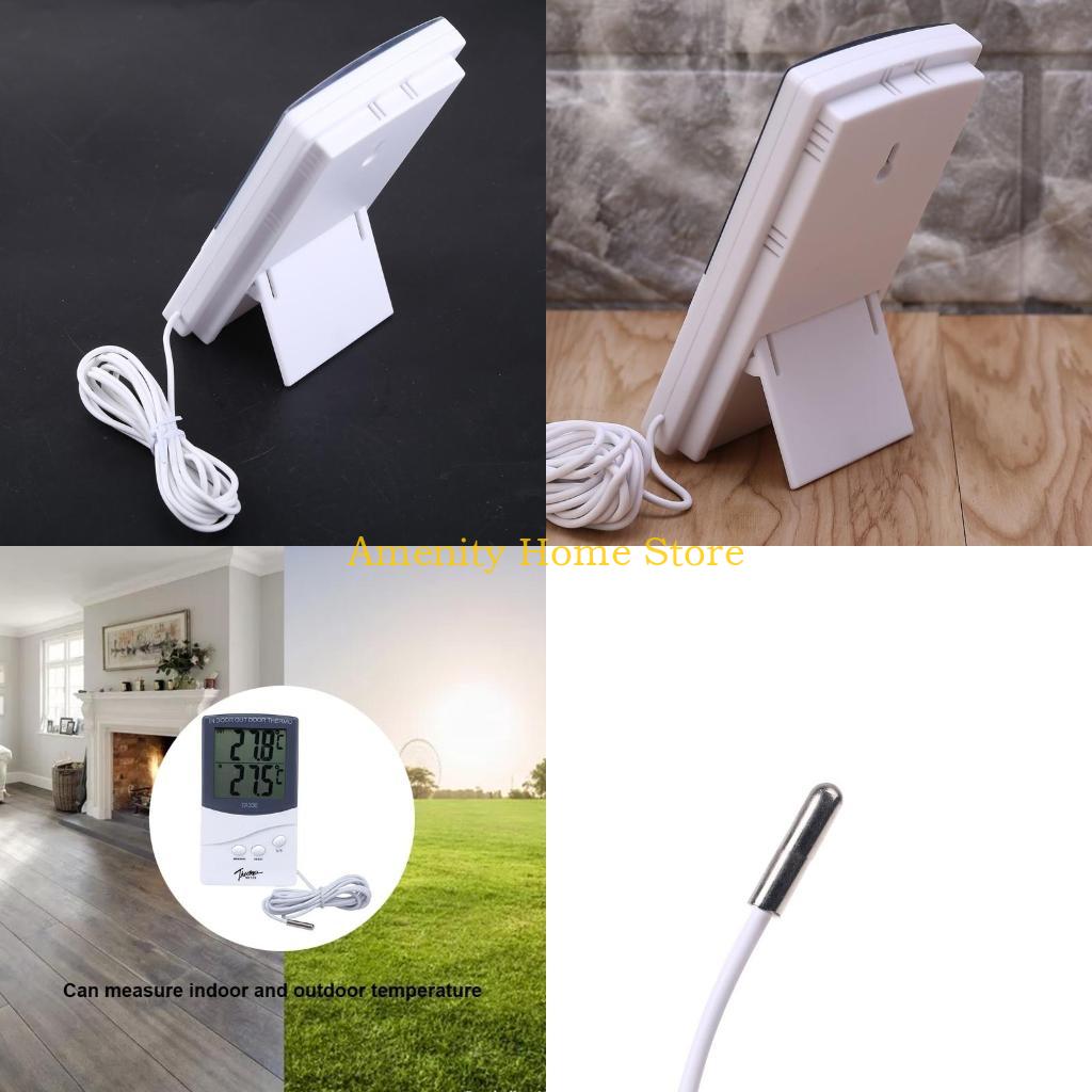 F26C TA338 High-precision Electronic Thermometer with Probe Indoor Outdoor Home Industrial Double Digital Display Thermometer CN
F26C TA338 High-precision Electronic Thermometer with Probe Indoor Outdoor Home Industrial Double Digital Display Thermometer CN