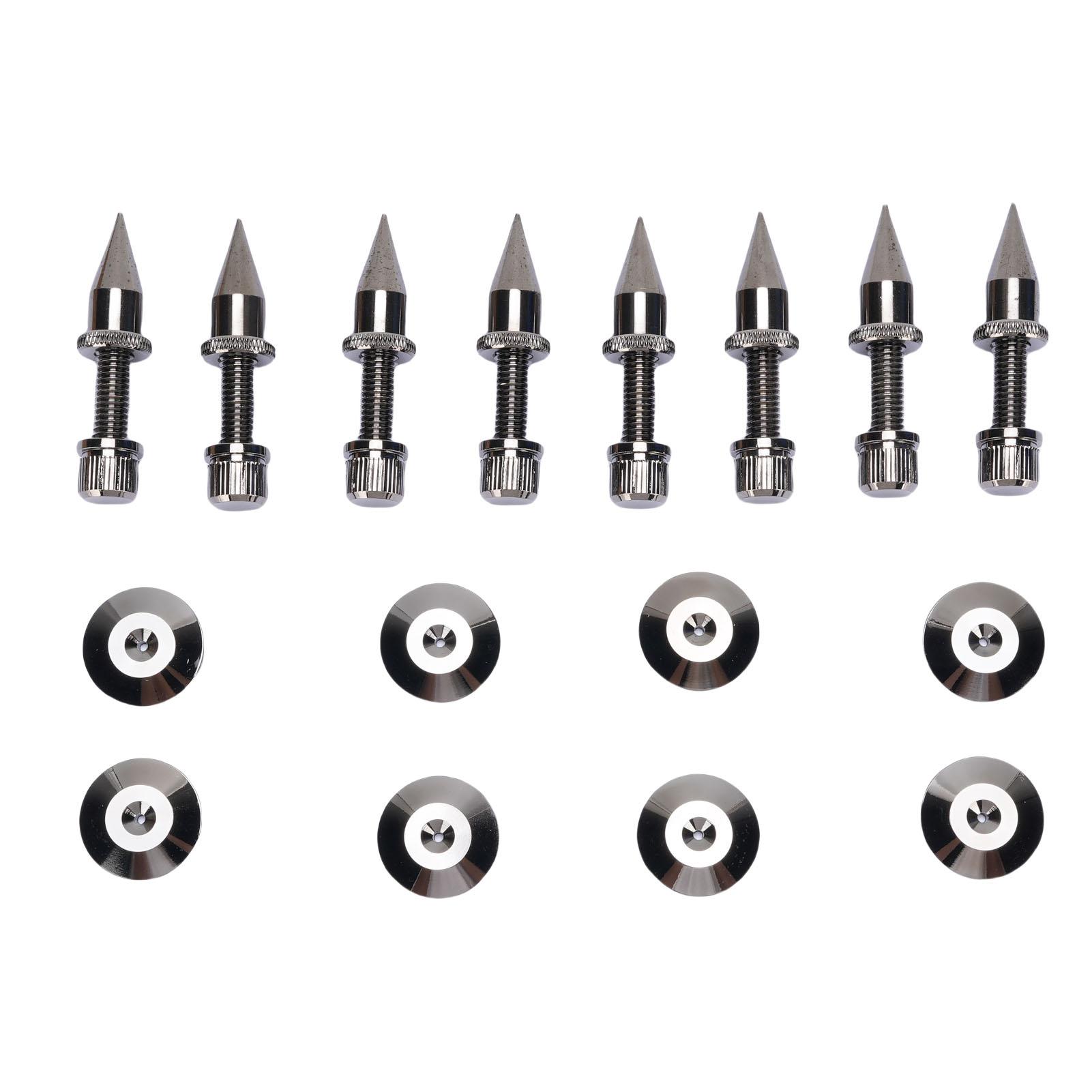 Набор из 8 штук подкладок-шипов для колонок, противоударные, регулируемые, медные изоляционные ножки-подставки для усилителя
Набор из 8 штук подкладок-шипов для колонок, противоударные, регулируемые, медные изоляционные ножки-подставки для усилителя