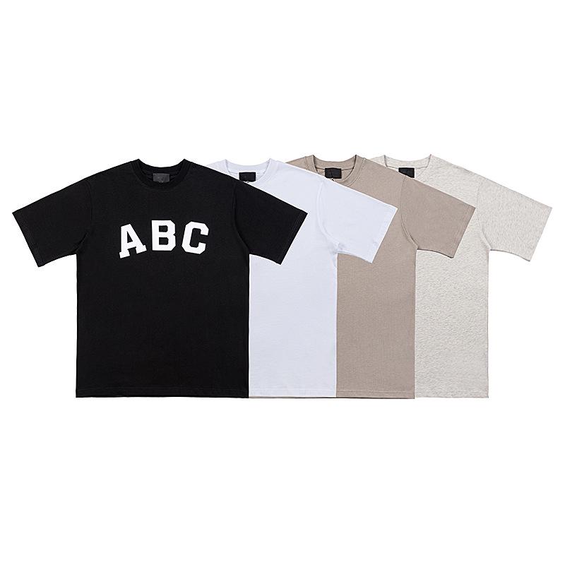 Футболка с коротким рукавом Double Line ABC с флоковым принтом - Унисекс, Европейская и американская уличная одежда M
Футболка с коротким рукавом Double Line ABC с флоковым принтом - Унисекс, Европейская и американская уличная одежда M
