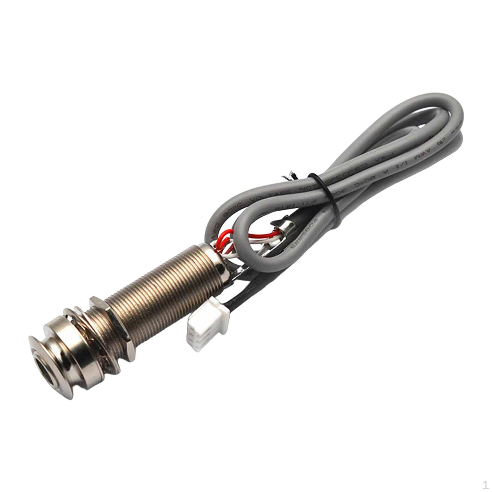 Acoustic Electric Guitar Mono Endpin Output Jack Wire 1/4 inch Maintenance Attachment Replaces 3 Pin
Acoustic Electric Guitar Mono Endpin Output Jack Wire 1/4 inch Maintenance Attachment Replaces 3 Pin