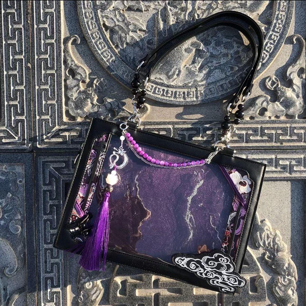 Ancient Chinese Dragon Ita Bag - Tote, Shoulder, Crossbody 
Ancient Chinese Dragon Ita Bag - Tote, Shoulder, Crossbody