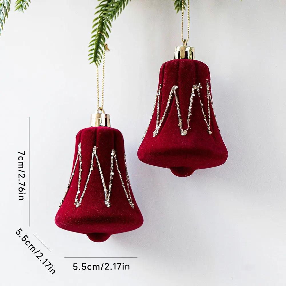 2Pcs Red Velvet Flocked Hanging Bell Garland Bow Christmas Tree Mantel Door Holiday Party Festive Decor
2Pcs Red Velvet Flocked Hanging Bell Garland Bow Christmas Tree Mantel Door Holiday Party Festive Decor
