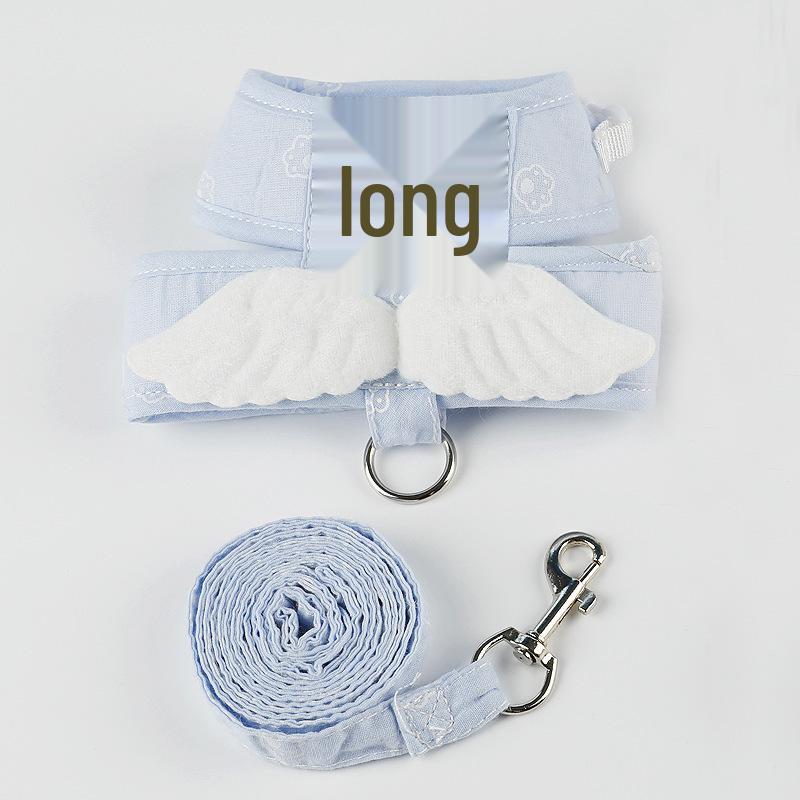 Angel Wings Vest-Style Cat Leash & Harness - Anti-Escape Pet Gear for Outdoor Walks M - 2-4 lbs светло-синий
Angel Wings Vest-Style Cat Leash & Harness - Anti-Escape Pet Gear for Outdoor Walks M - 2-4 lbs светло-синий