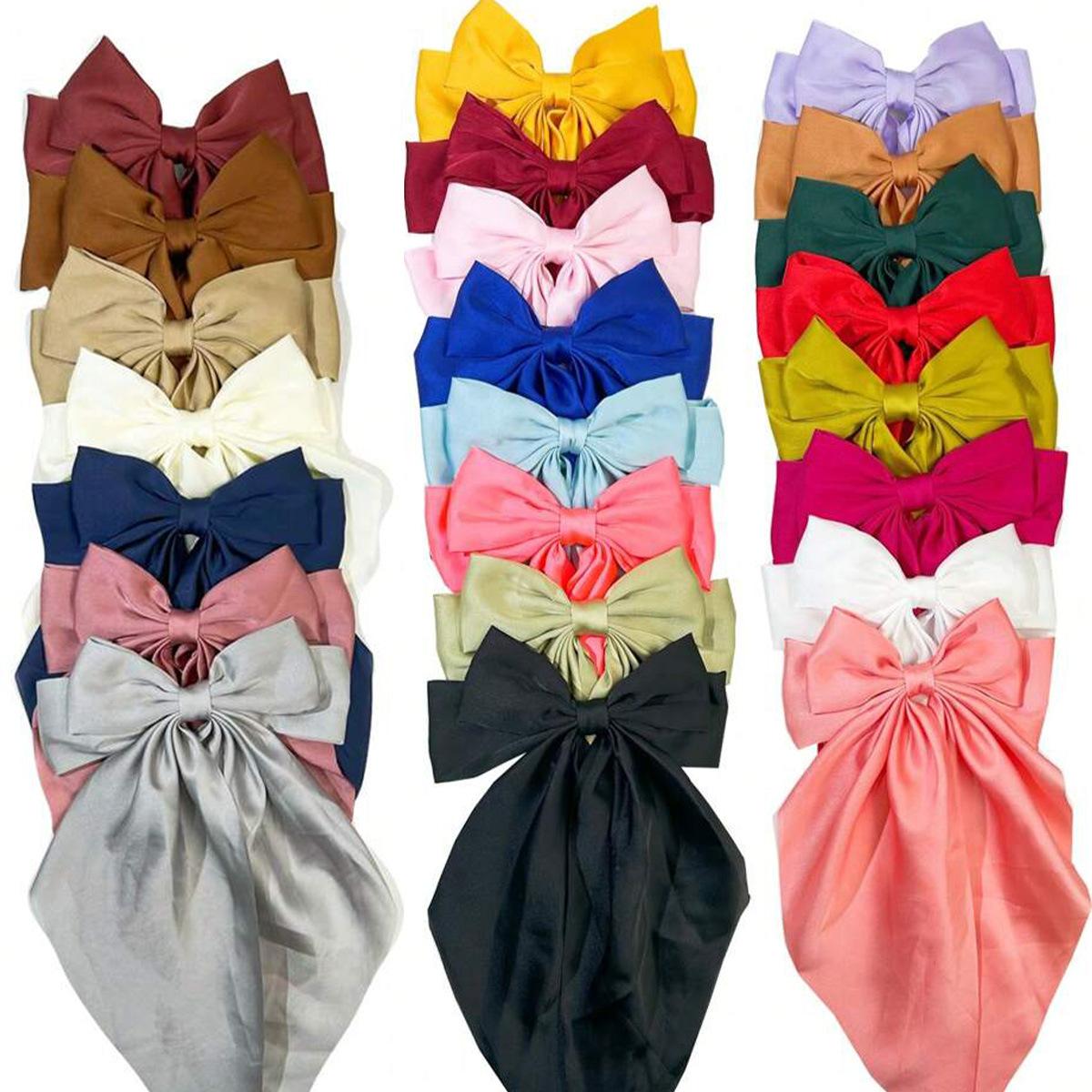 12 Pcs French Vintage Large Bow Hair Clips Elegant Metallic Hair Accessories Value Pack For Birthday Parties Fancy Daily Dress
12 Pcs French Vintage Large Bow Hair Clips Elegant Metallic Hair Accessories Value Pack For Birthday Parties Fancy Daily Dress
