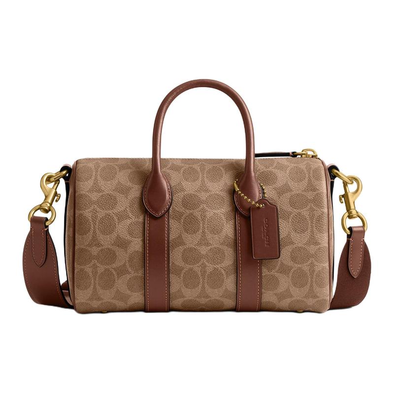COACH COMPASS 25 zipper opening and closing presbyopia artificial leather handbag medium size men and women same style couple model brown коричневий
COACH COMPASS 25 zipper opening and closing presbyopia artificial leather handbag medium size men and women same style couple model brown коричневий