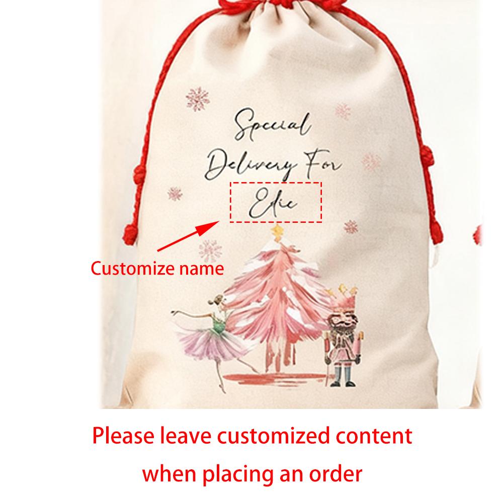 Personalised Christmas Eve Box Nutcracker Ballerina Gift Bag Ballet Gift Bag for Girls Special Delivery Christmas Santa Sack 1pcs 30x40cm
Personalised Christmas Eve Box Nutcracker Ballerina Gift Bag Ballet Gift Bag for Girls Special Delivery Christmas Santa Sack 1pcs 30x40cm