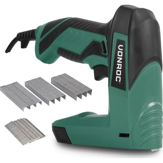 Электрический пистолет для скоб и гвоздей VONROC - 900 скоб и 300 гвоздей
Электрический пистолет для скоб и гвоздей VONROC - 900 скоб и 300 гвоздей