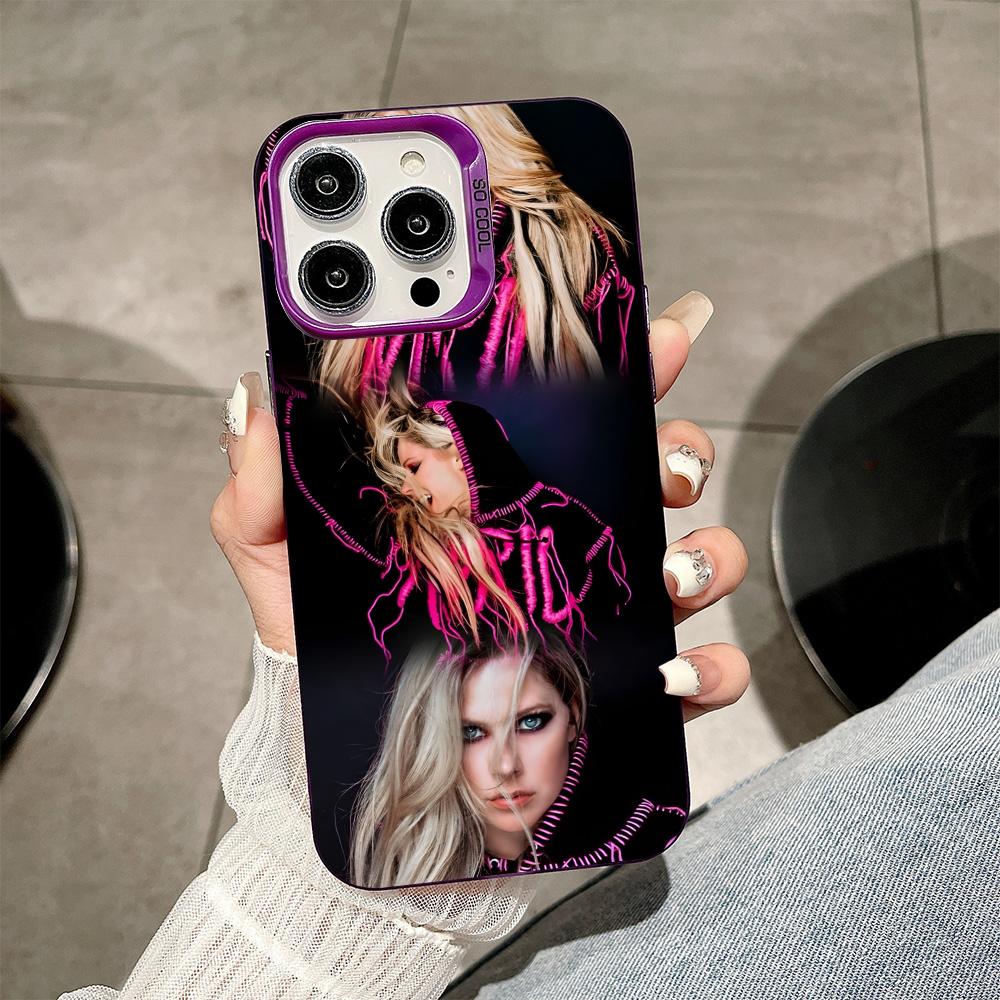 Avril Lavigne Purple Translucent Mobile Phone Case for iPhone 17 16 15 14 13 12 11 X XR XS Air Pro Max Plus Colorful Cover iPhone 14 Plus
Avril Lavigne Purple Translucent Mobile Phone Case for iPhone 17 16 15 14 13 12 11 X XR XS Air Pro Max Plus Colorful Cover iPhone 14 Plus