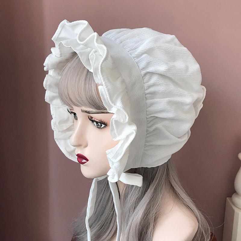 Maid Bonnet Hat Lolita Girl Cosplay Costume Accessories Retro Adjustable Ruffles Solid Hats Women Victorian Style Village Cap белый
Maid Bonnet Hat Lolita Girl Cosplay Costume Accessories Retro Adjustable Ruffles Solid Hats Women Victorian Style Village Cap белый