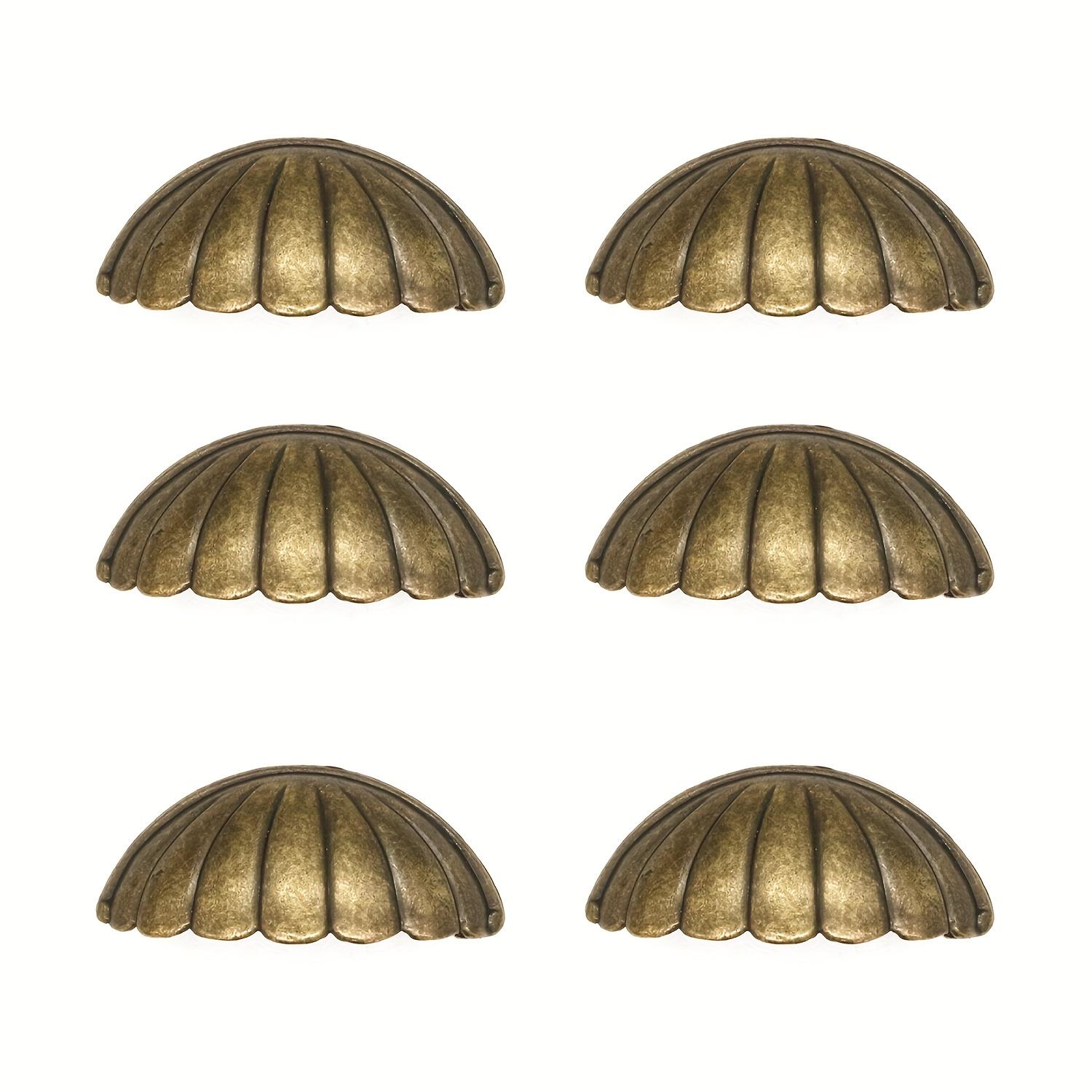 6 vintage shell handles, drawer cabinet handles, semi-circular drawer handles, new Chinese-style cabinet and furniture handles
6 vintage shell handles, drawer cabinet handles, semi-circular drawer handles, new Chinese-style cabinet and furniture handles