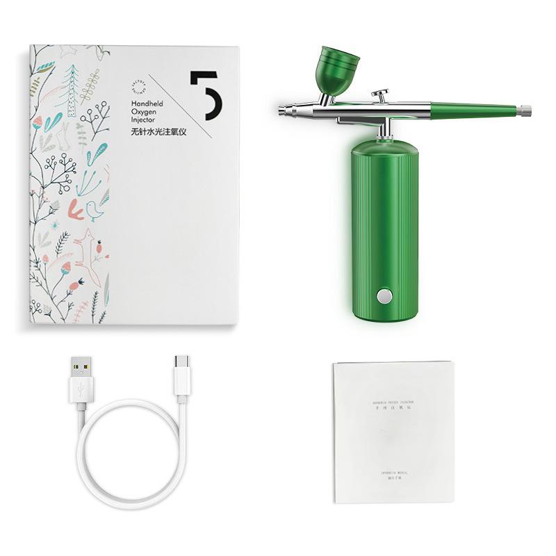 Green Oxygen Injection Instrument Handheld Household Hydrating Instrument Portable Hydrating Spray Beauty Salon High Pressure Spray Instrument зелёный
Green Oxygen Injection Instrument Handheld Household Hydrating Instrument Portable Hydrating Spray Beauty Salon High Pressure Spray Instrument зелёный