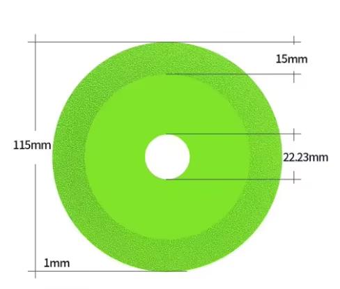 115/125mm Diamond Glass Cutting Disc for Marble Ceramic Tile Jade Crystal Grinding Blade Glass Cutting Sheet
115/125mm Diamond Glass Cutting Disc for Marble Ceramic Tile Jade Crystal Grinding Blade Glass Cutting Sheet