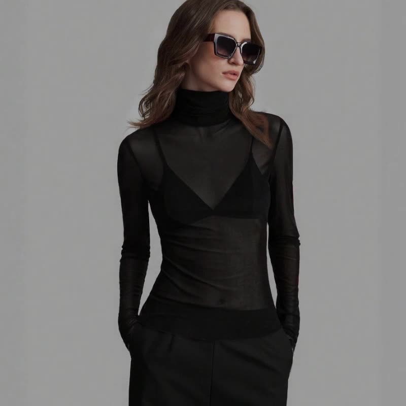 Женский Прозрачный Сексуальный Просвечивающий Топ-Блузка с Длинным Рукавом и Воротником-Стойкой, Облегающий, Клубная Одежда S
Женский Прозрачный Сексуальный Просвечивающий Топ-Блузка с Длинным Рукавом и Воротником-Стойкой, Облегающий, Клубная Одежда S