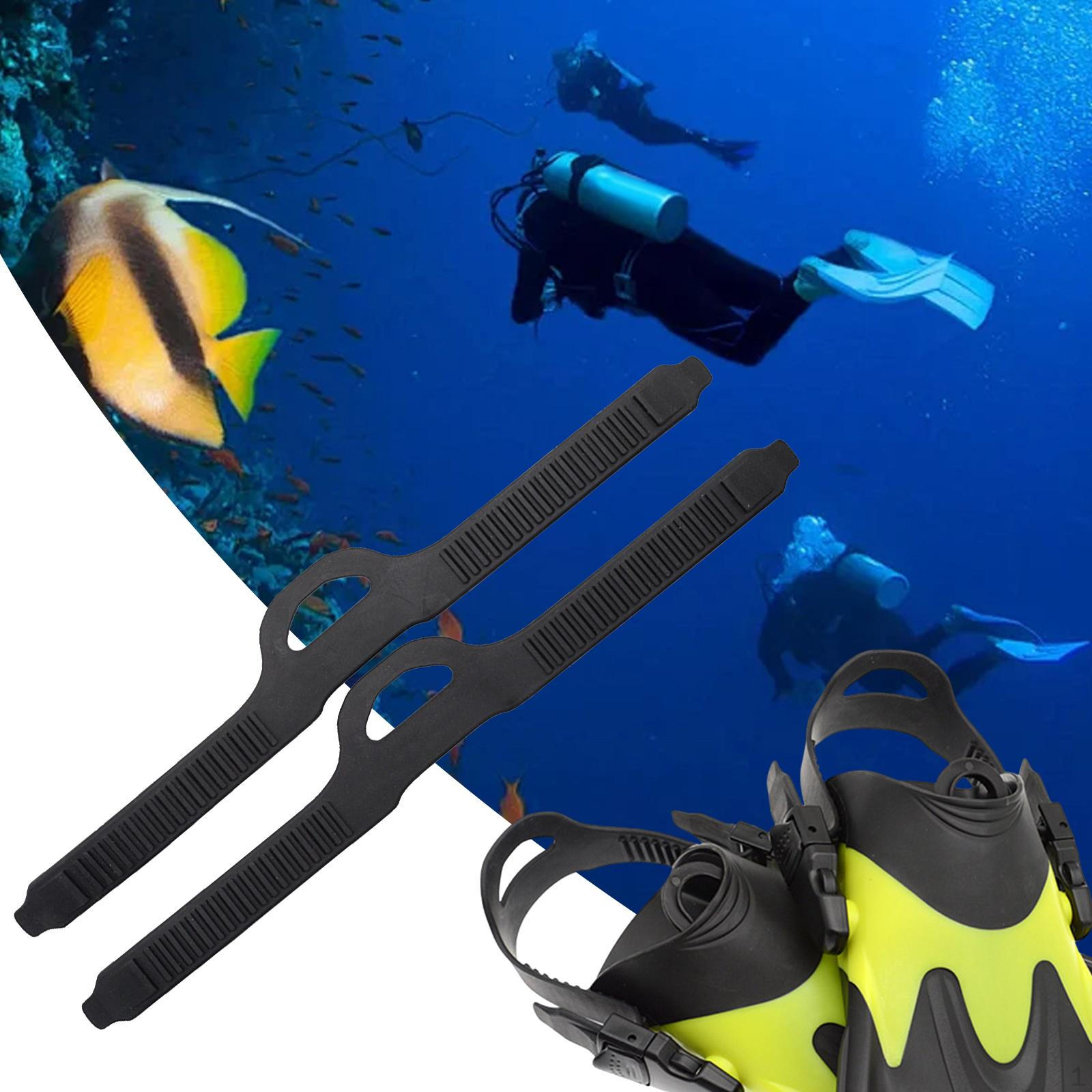 2 Fin Strap Parts with Quick Release Clips for Snorkeling Activities L
2 Fin Strap Parts with Quick Release Clips for Snorkeling Activities L